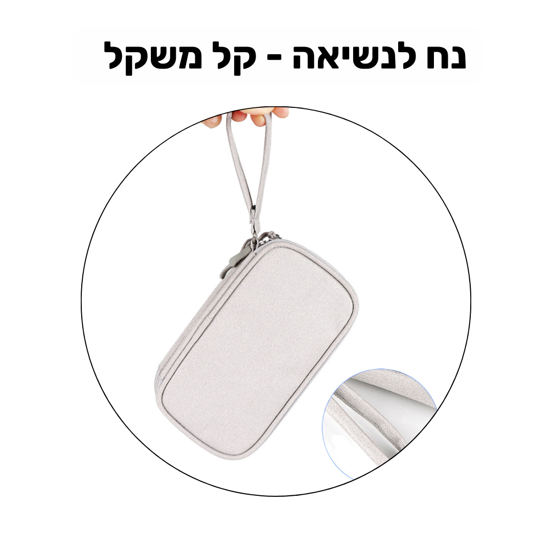 תיק ארגונית מהפכני לכבלים ומטענים