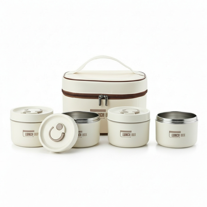 Lunch Box - ערכת קופסאות אוכל שומרות חום קלות לנשיאה