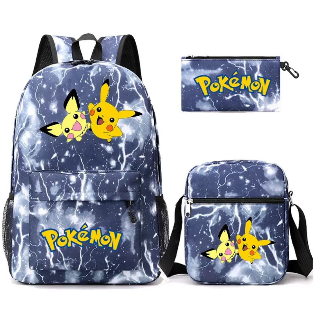 סט בית ספר 3 ב-1 בעיצוב Pokémon