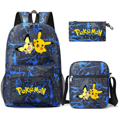סט בית ספר 3 ב-1 בעיצוב Pokémon