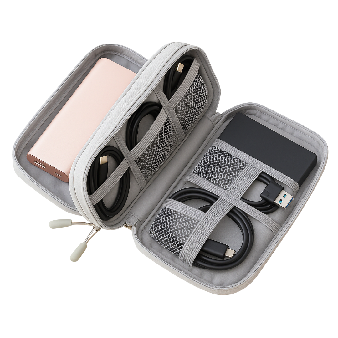 תיק ארגונית מהפכני לכבלים ומטענים