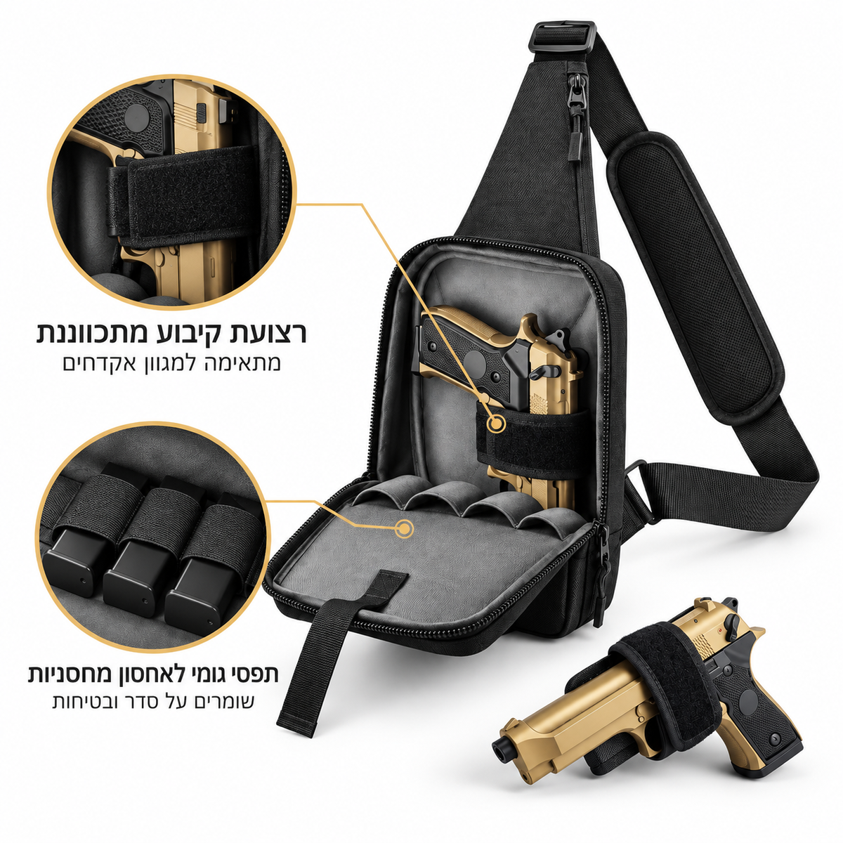 SecureCarry - תיק לנשיאת אקדח